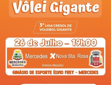 Elvio Frey recebe hoje rodada da Liga Cresol de Vôlei Gigante